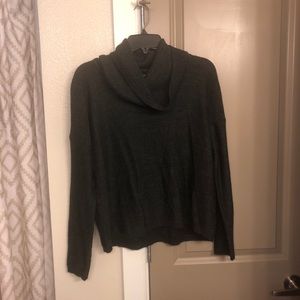 Dark Grey Turtleneck Sweater